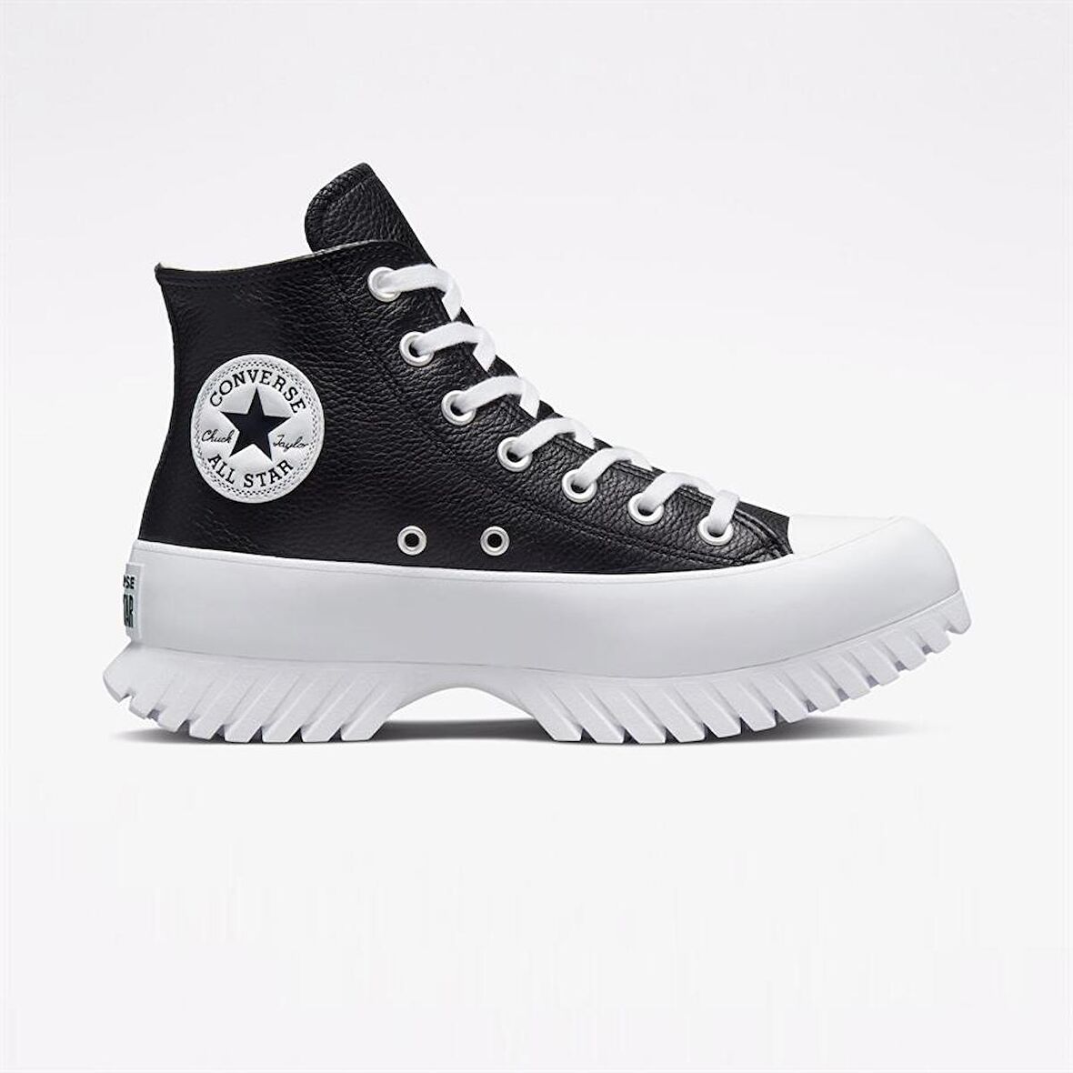 Converse Platform Chuck Taylor All Star Lugged 2.0 Leather High Top Günlük Ayakkabı Siyah A03704C
