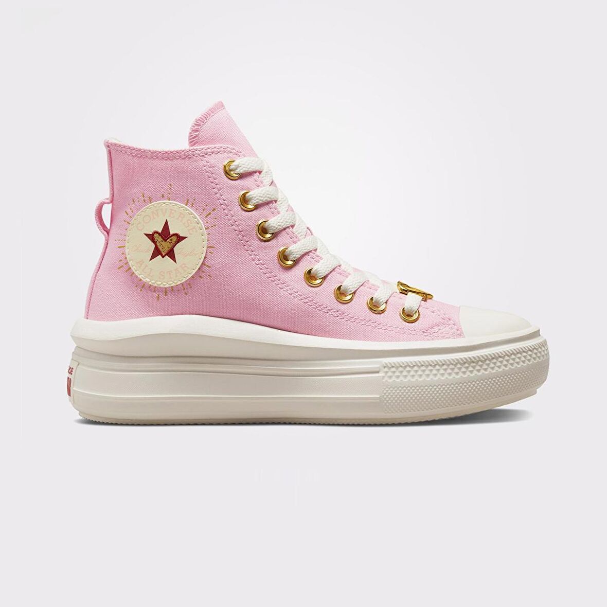 Converse Chuck Taylor All Star Move Hearts Kadın Pembe Sneaker