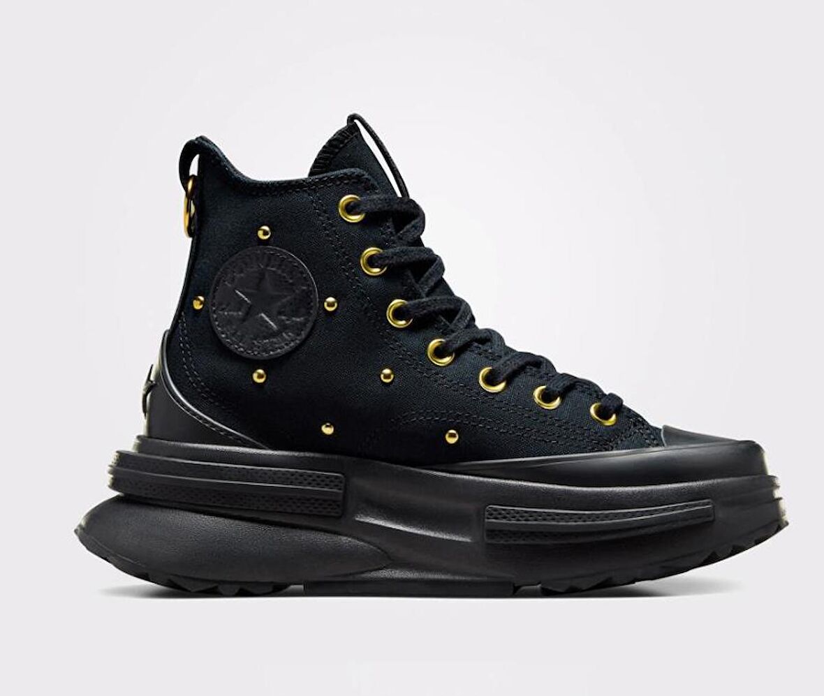 Converse Run Star Legacy Cx Platform Star Studded Kadın Siyah Sneaker