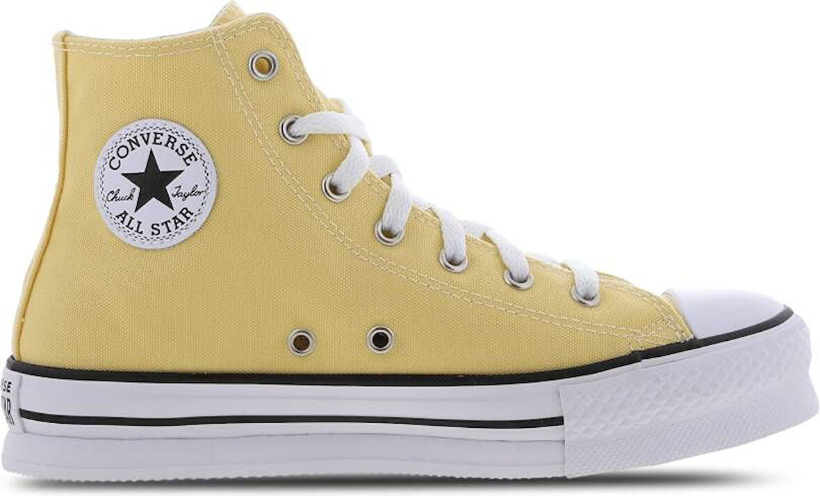 Converse A06082C Chuck Taylor All Star Eva Lift Kadın Sarı Boğazlı Sneaker Günlük Spor Ayakkabı