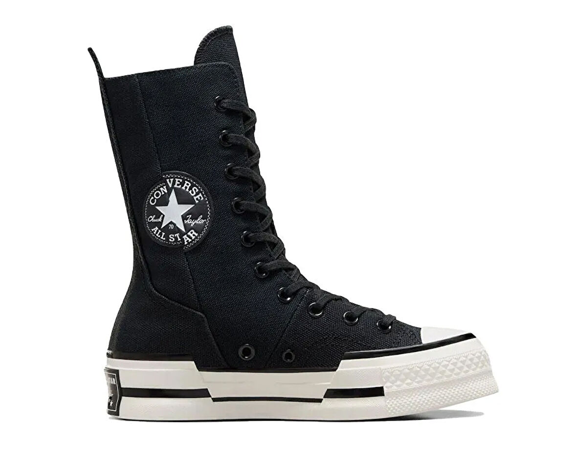 Converse Chuck 70 Plus X-Hi Kadın Günlük Ayakkabı A10361C Siyah