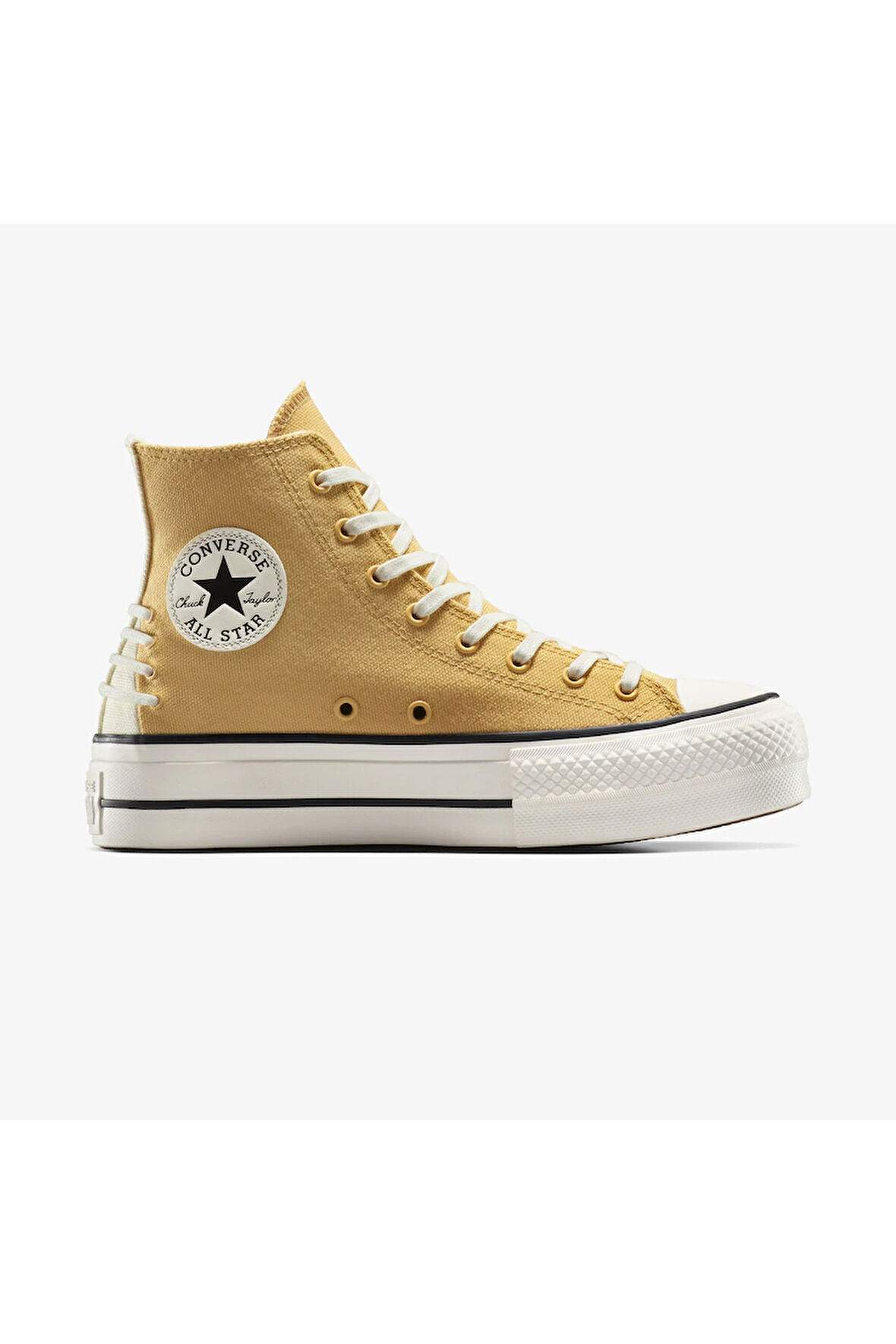 Chuck Taylor All Star Lift Crafted Laces Unisex Beyaz Platform Sneaker