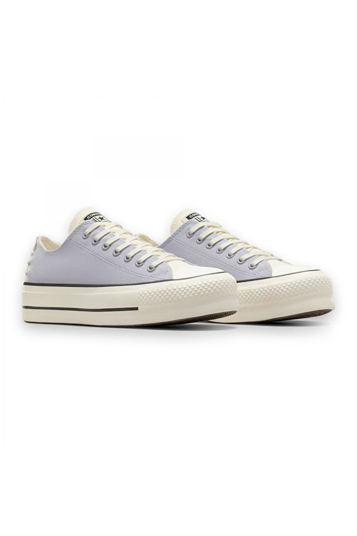 Converse A12553C Chuck Taylor All Star Lift Crafted Laces Platform Sneaker Lila Unisex Aya