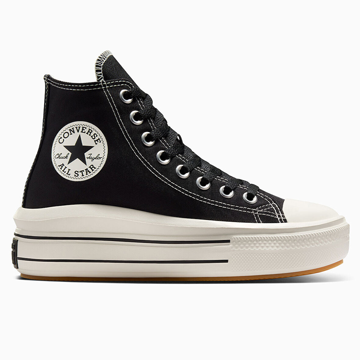 Converse CHUCK TAYLOR ALL STAR MOVE Siyah Sneaker A12585C-001