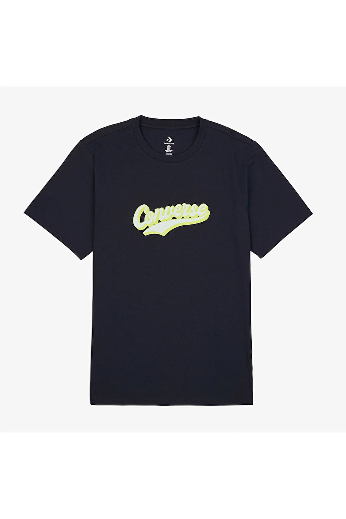 Classic Erkek Baskılı Siyah T-Shirt