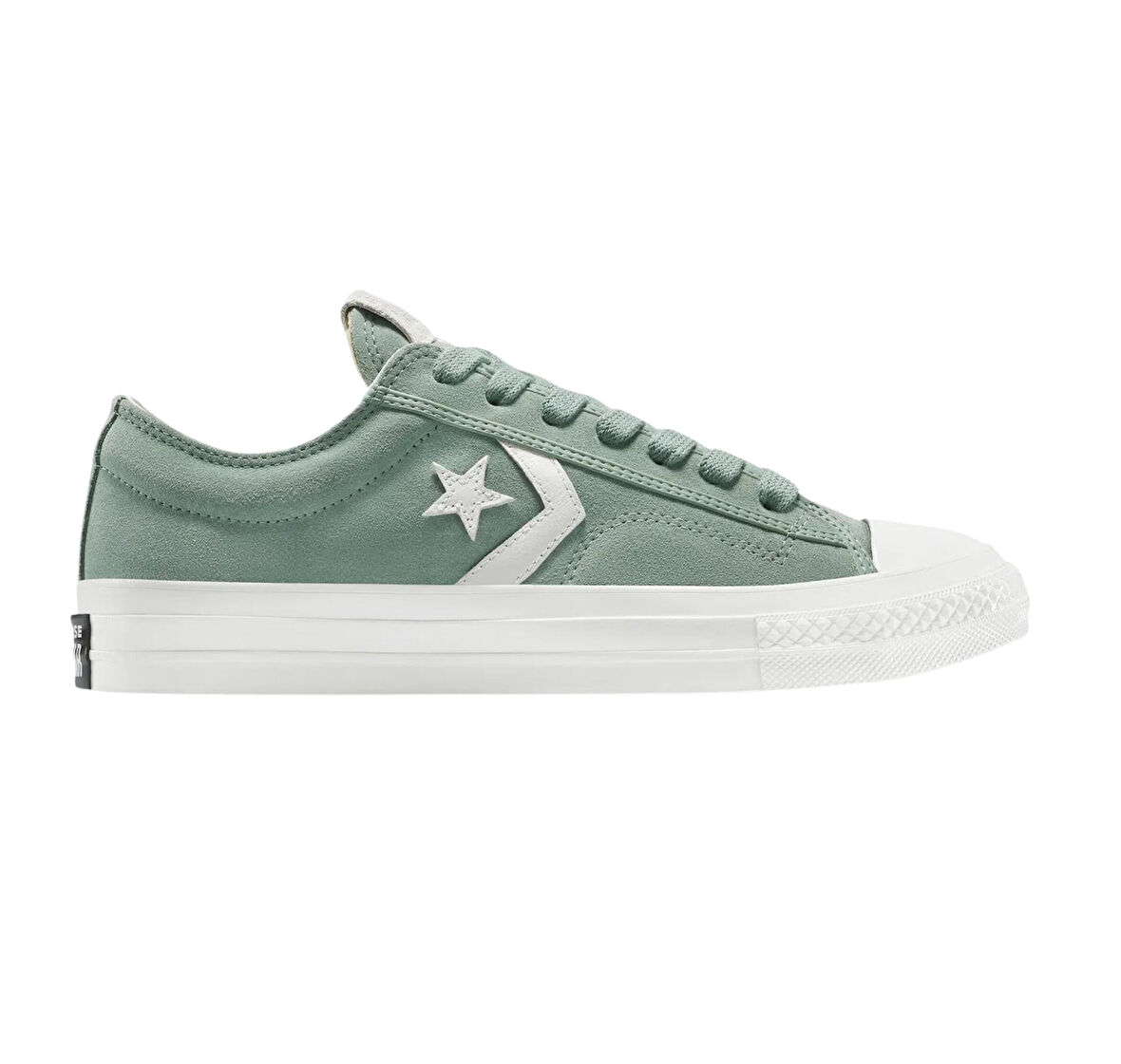 A13607C-E Converse Star Player 76 Suede Erkek Spor Ayakkabı Yeşil