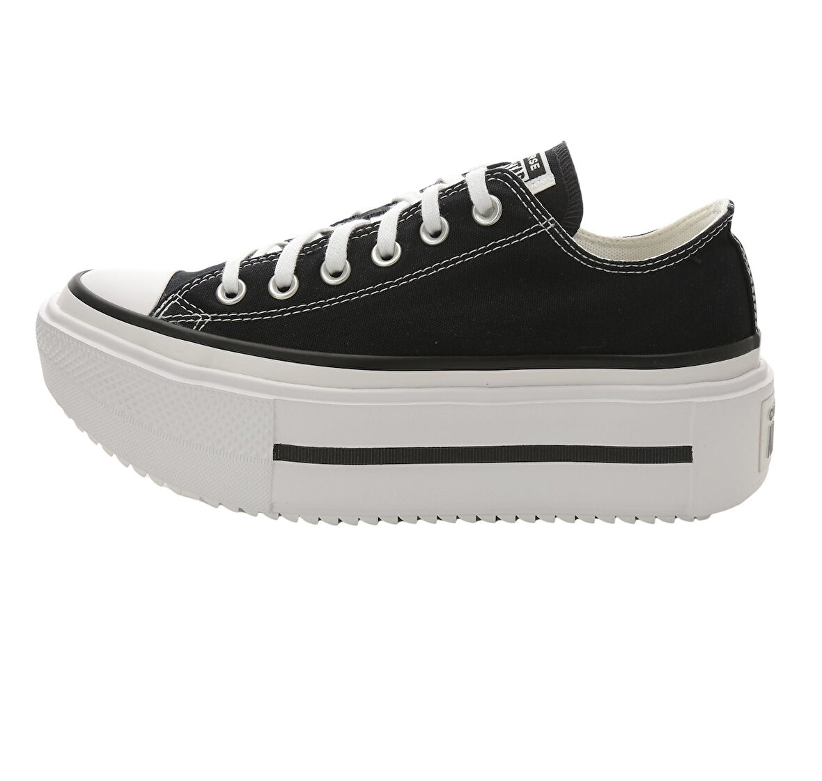 A15490C-K Converse Chuck Taylor All Star Lıft Double Stack Platform Kadın Spor Ayakkabı Siyah