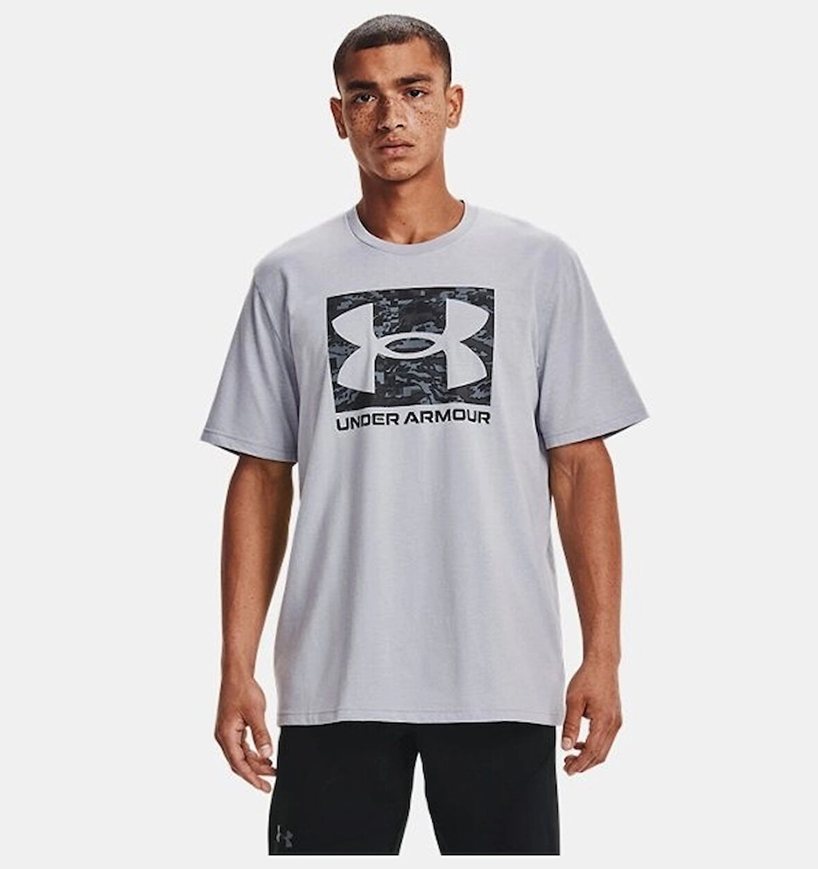 Under Armour Ua Abc Camo Boxed Logo Ss Erkek T-shirt 1361673-011