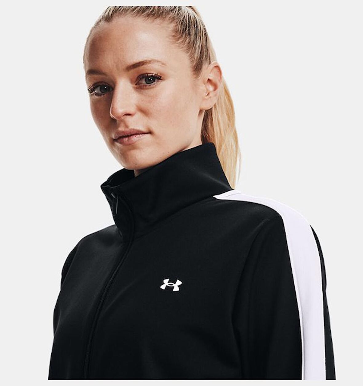 Under Armour Tricot Tracksuit SİYAH Kadın Eşofman Takımı