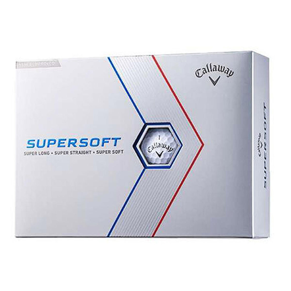 Callaway Bl Cg Supersoft - Üçlü Golf Topu Beyaz Renk