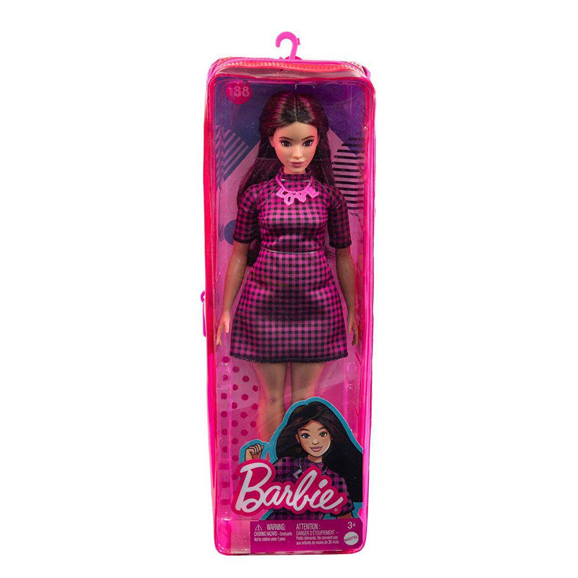 HBV20 Barbie Fashionistas Pötikare Elbiseli