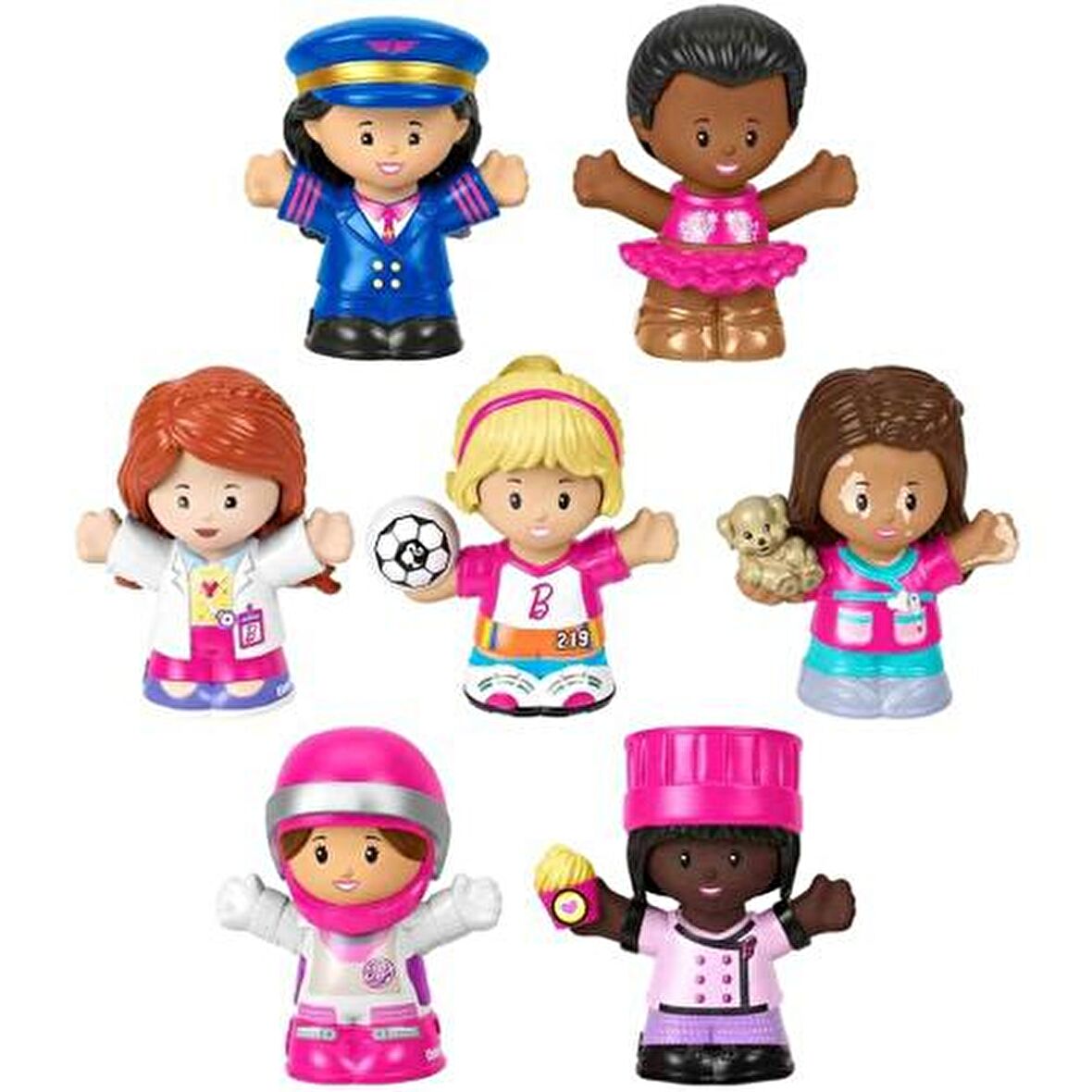 Little People Barbie ile Her Şey Mümkün Barbie Figürleri HCF58