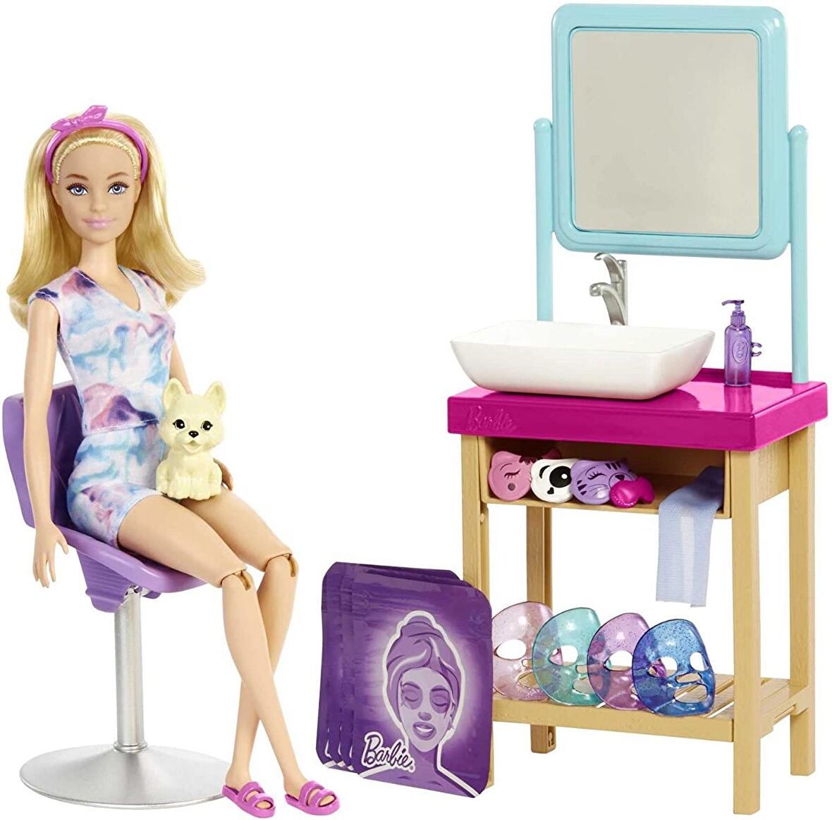 Barbie Welness Işıltı Dolu Spa Günü HCM82 Lİsanslı Ürün