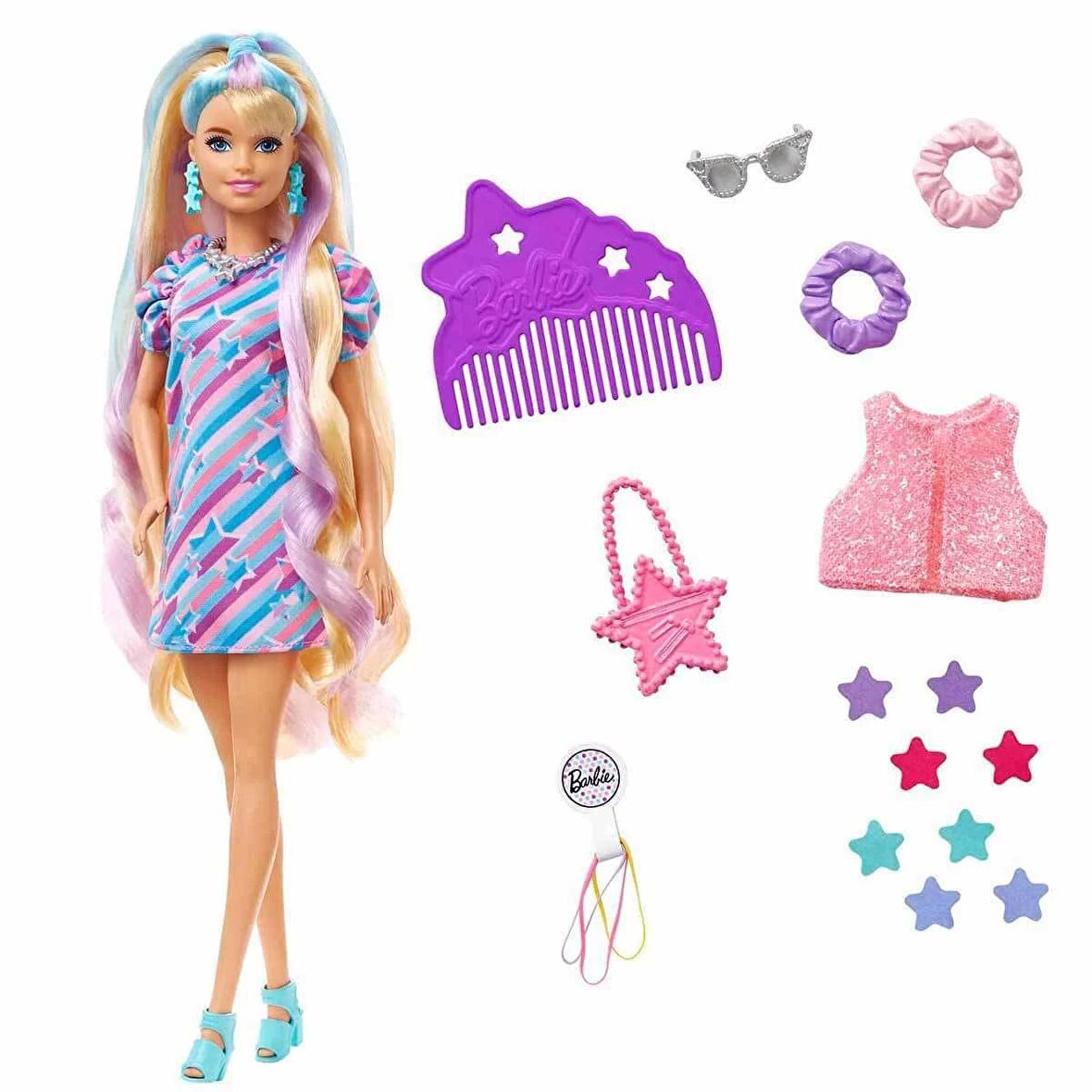 Barbie Tamamen Saç Bebek HCM90 Lisanslı Ürün