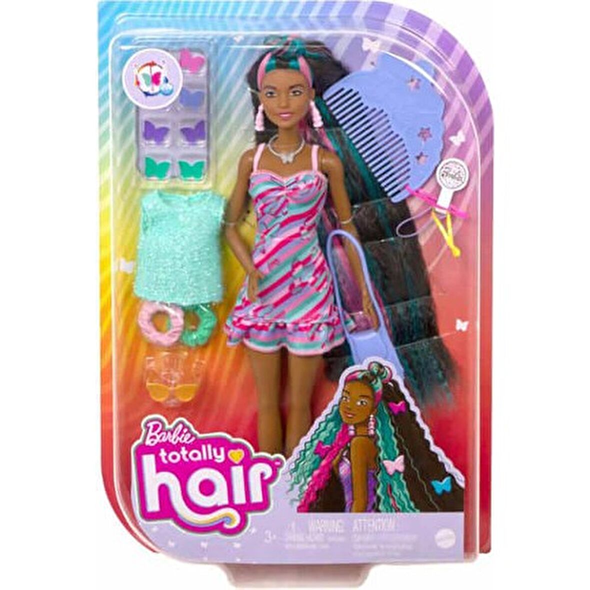 Barbie Upuzun Saçlı Bebek HDCM87 HCM91 Lisanslı Ürün