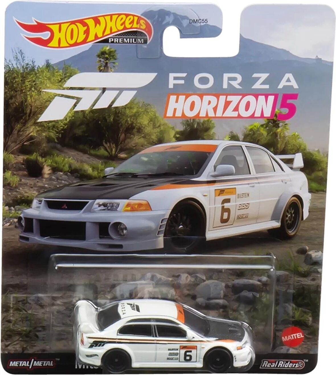 Hot Wheels Premium Mitsubishi Lancer Evolution VI DMC55 HCP11