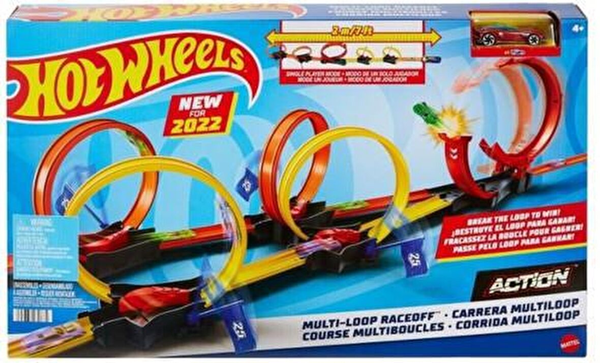 HotWheels Çok Çemberli Yarış Seti HDR83 Lisanslı Ürün