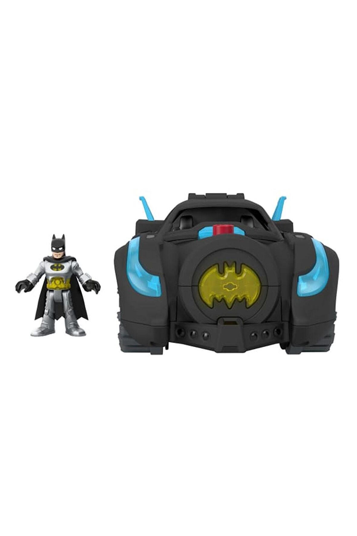 HGX96 Imaginext - Işıklı Ve Sesli Batmobil, DC Super Friends