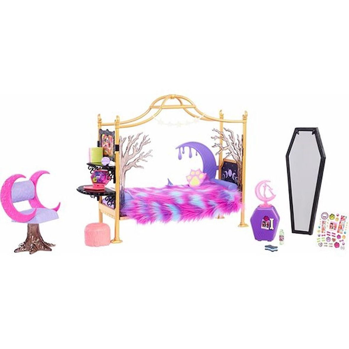 Monster High Clawdeen Wolf Harika Yatak Odası HHK64 