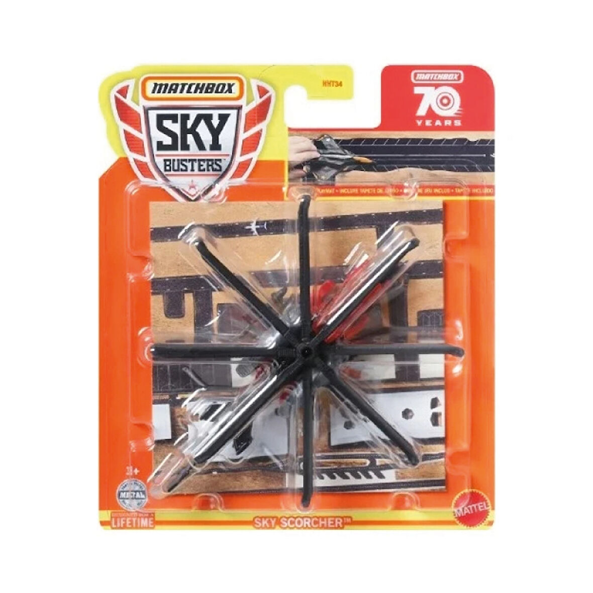 Matchbox 1/64 Ölçek Sky Busters Temalı Hava Araçları HLJ05 Sky Scorcher