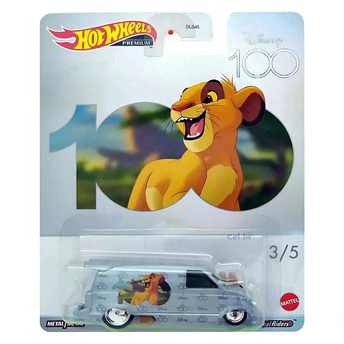 Hot Wheels Premium Disney 100 Simba 1985 Chevy Astro Van