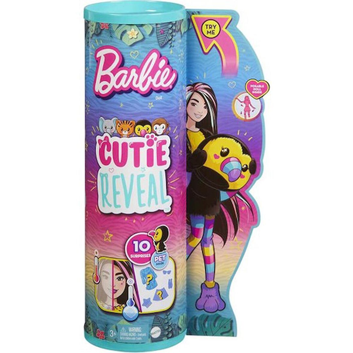 Barbie Cutie Reveal Tropikal Orman Serisi Tukan HKP97 HKR00