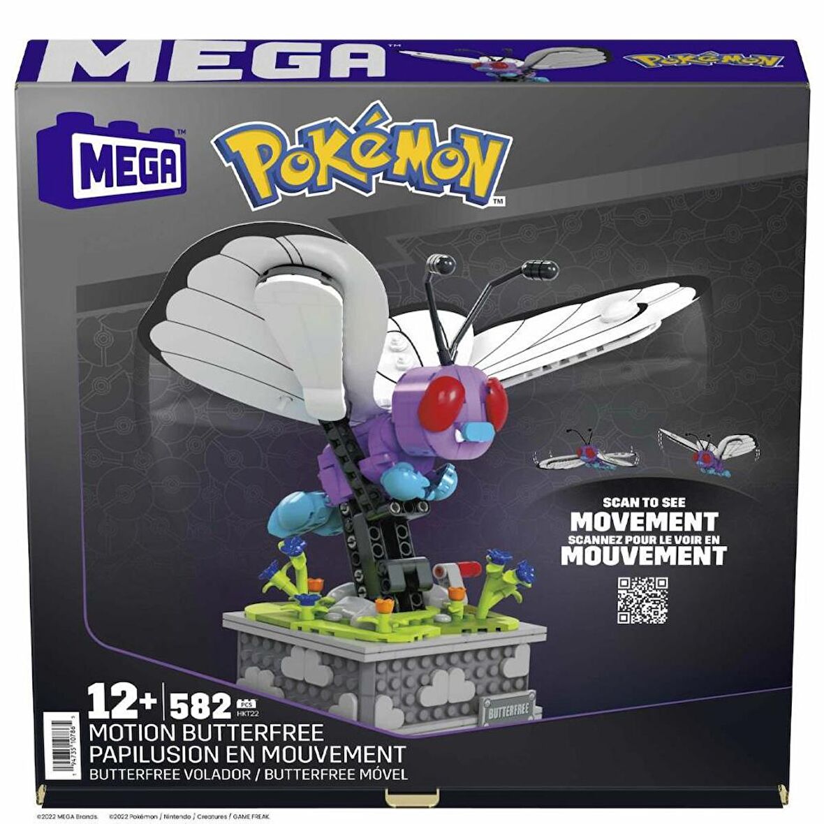 MEGA Pokemon Kinetik Butterfree 582 parç HKT22 