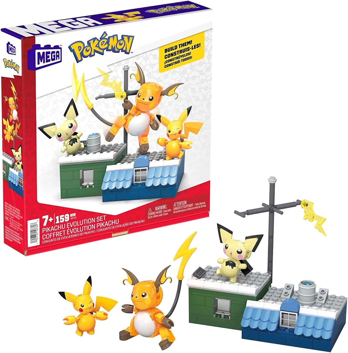 Mega Pokemon Pikachu Dönüşüm Seti HKT23