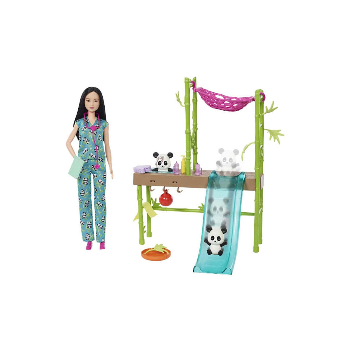 Barbie Panda Bakımı Oyun Seti HKT77