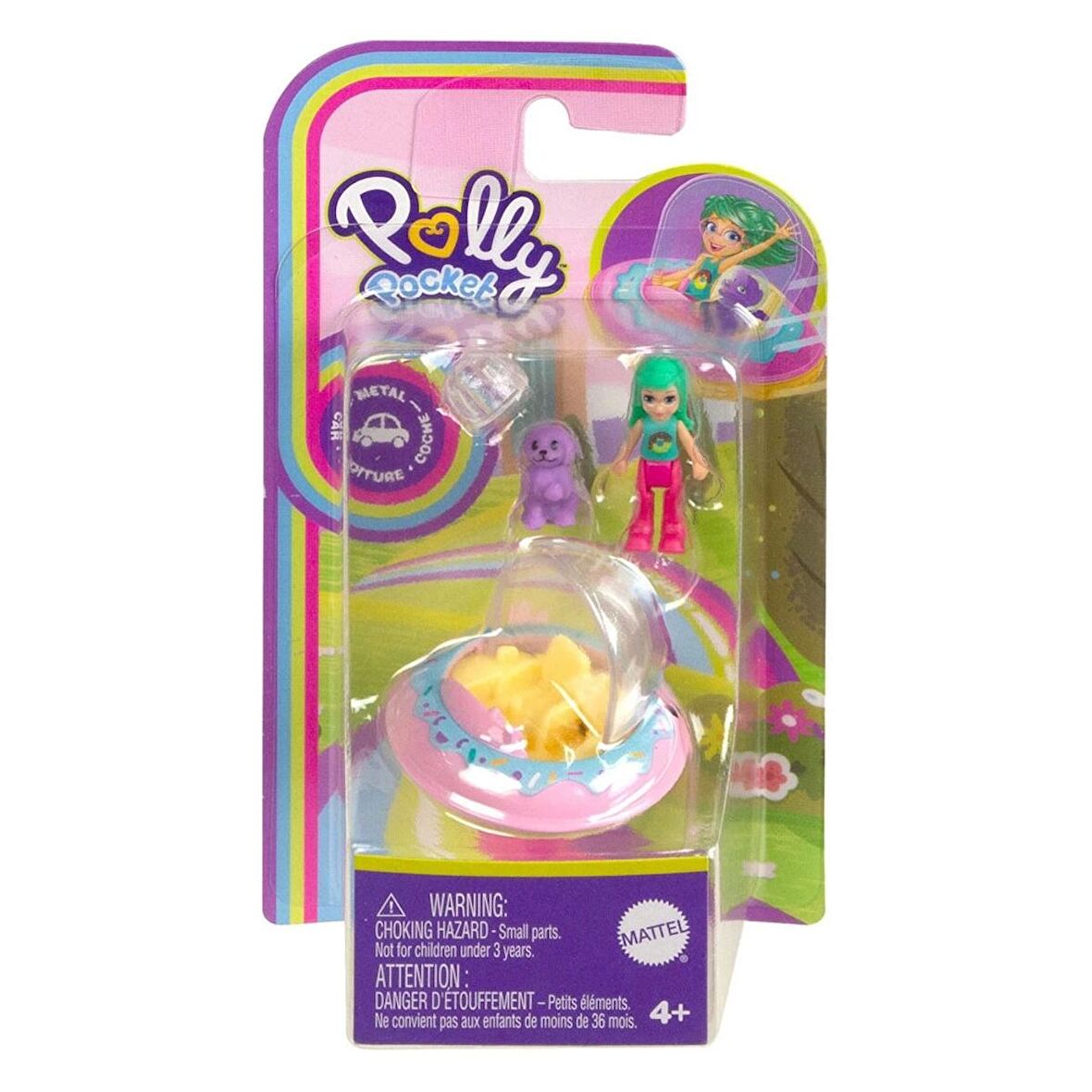 Polly Pocket'ın Muhteşem Araçları Oyun Setleri HKV55-HKV57