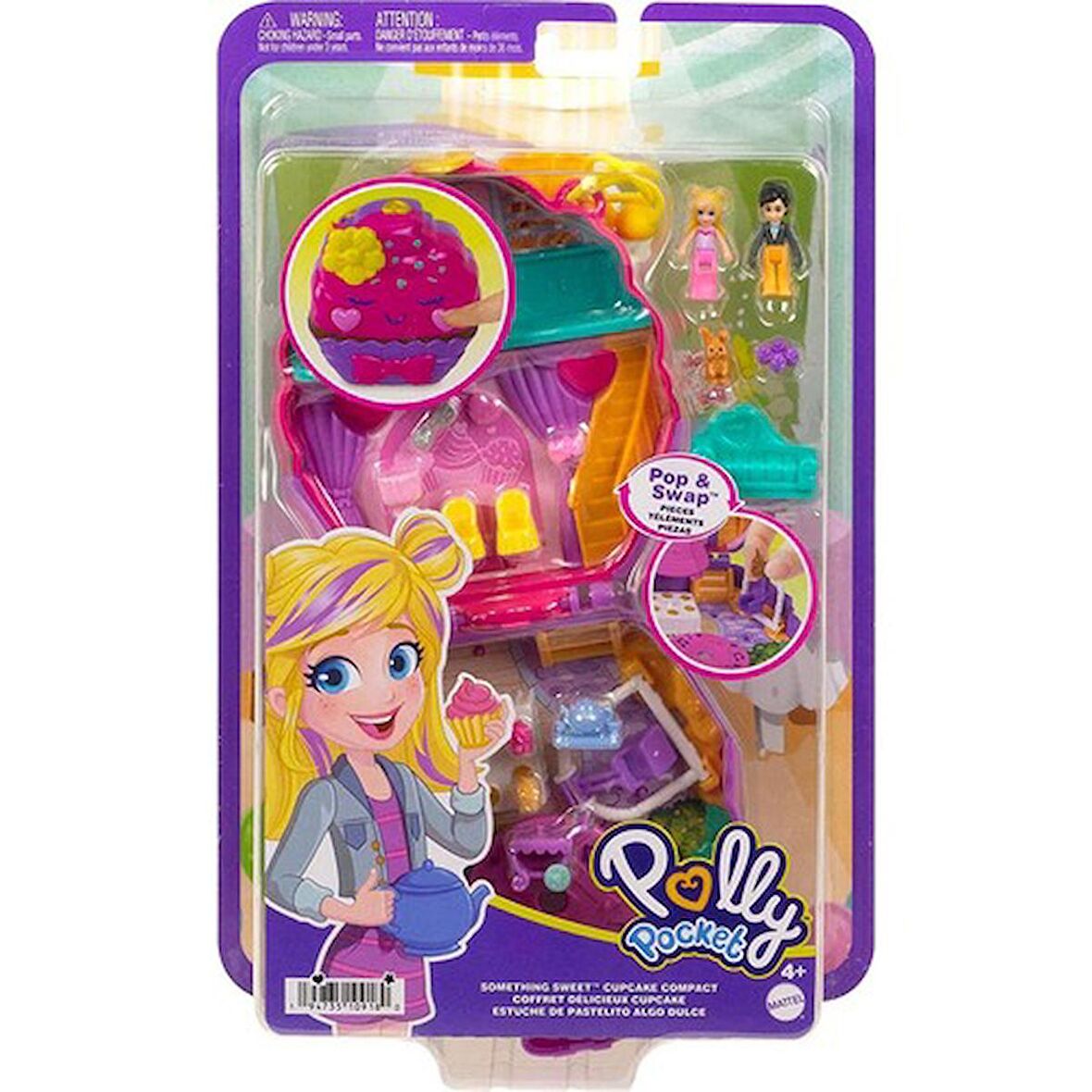 Polly Pocket Mikro Set -Cupcake FRY35 HKV31 Lisanslı Ürün