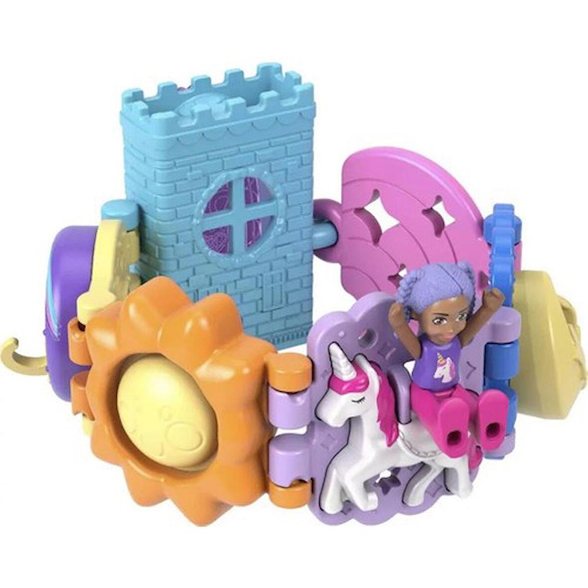 Polly Pocket Bileklik Olabilen Sevimli Oyun Set HKV67 HKV68