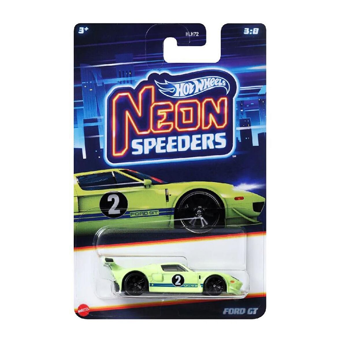 Hot Wheels Neon Yarışçılar HLH72 - FORD GT HRW77