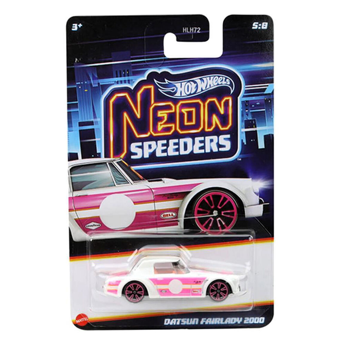 Hot Wheels Neon Yarışçılar  - DATSUN FAIRLADY 2000 JCB04