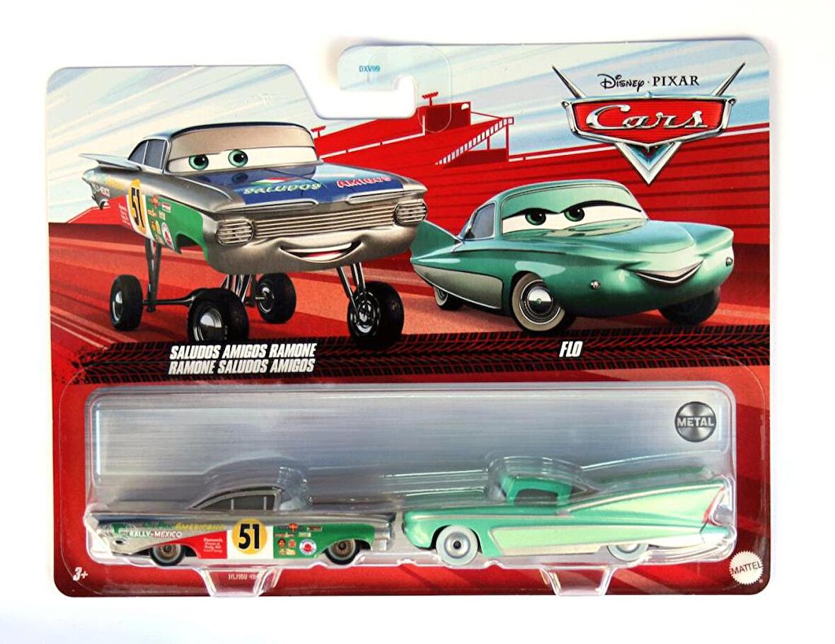 Disney Pixar Cars 2'li Ramone&Flo DXV99 HLH60 Lisanslı Ürün