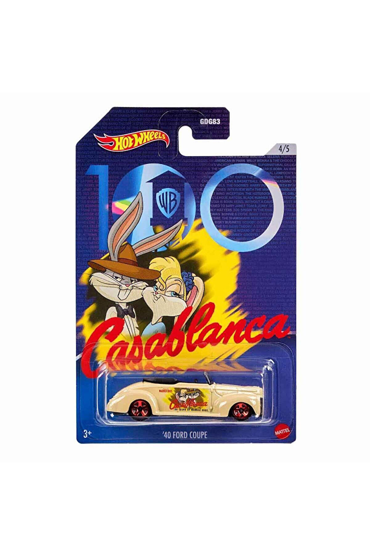 '40 Ford Coupe Hot Wheels 1:64 Ölçekli 100.YIL Warner Bros Looney Tunes HMV73