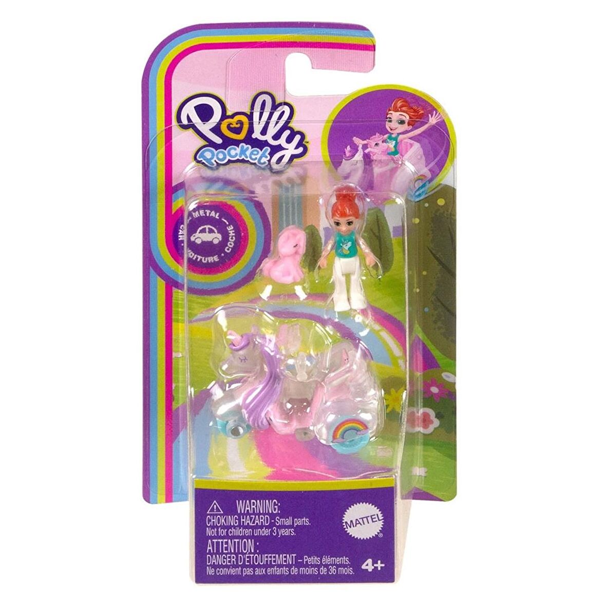 Polly Pocket'ın Muhteşem Araçları Oyun Setleri HKV55-HMJ81