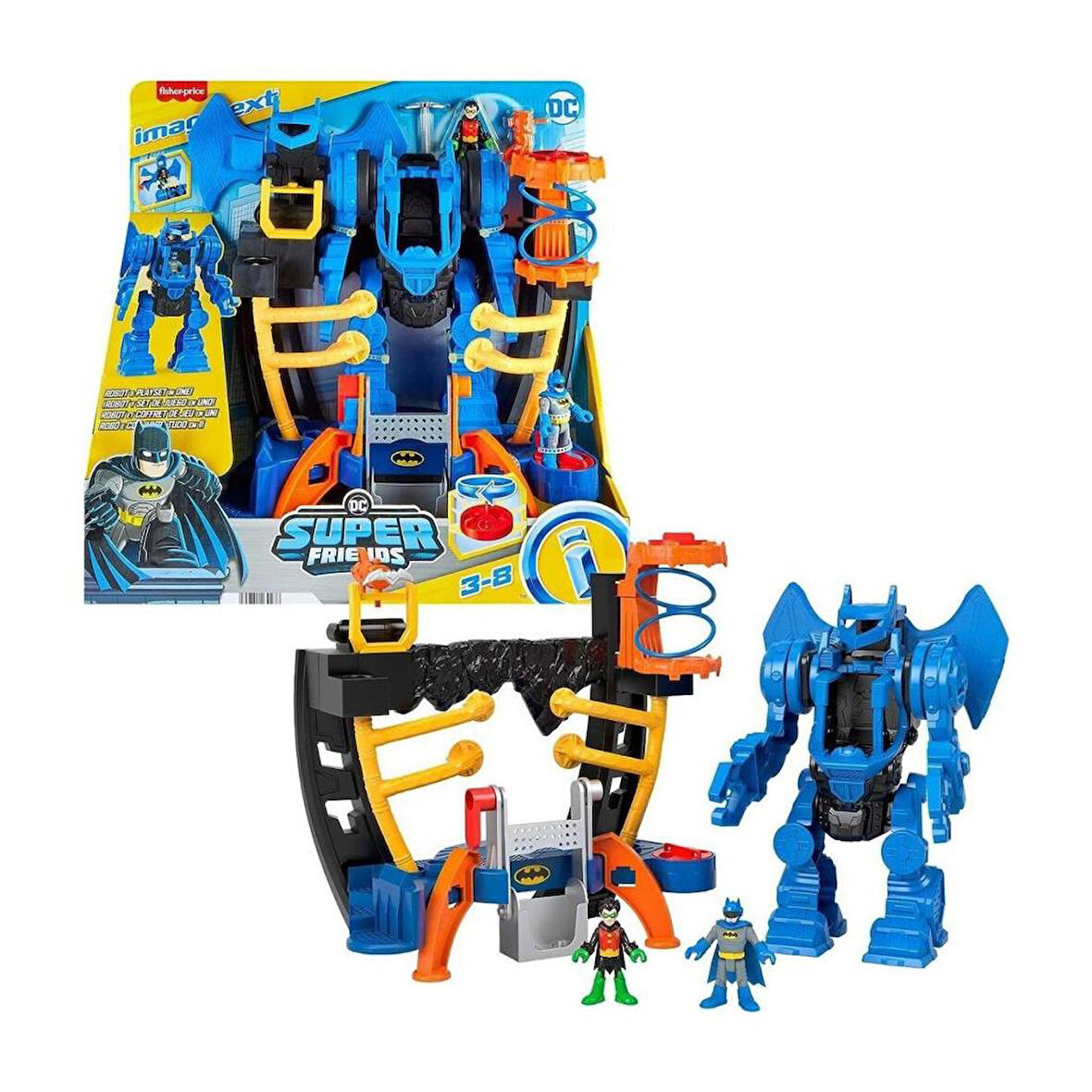 Imaginext Dc Super Friends Batman Robo Komuta Merkezi HML02 Lisanslı Ürün