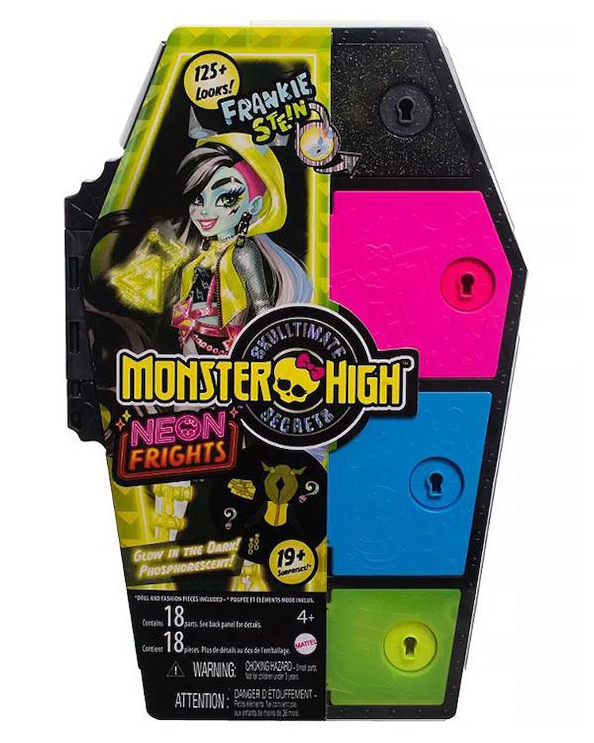 Monster High Neon Frights Bebek Frankie Stein HNF79