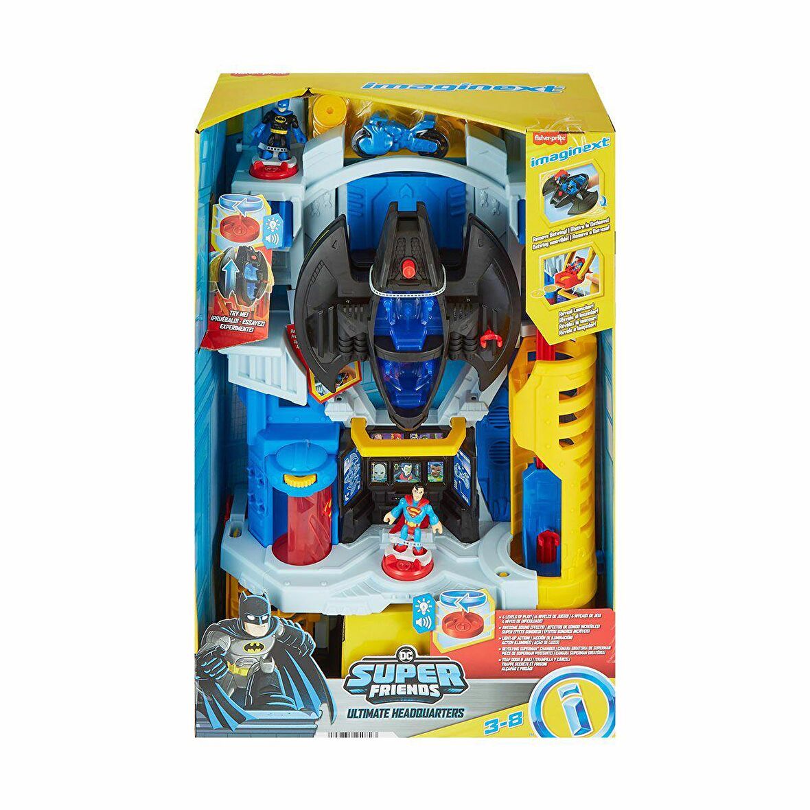 HNW08 Imaginext® DC Super Friends™Ultimate HQ Macera Seti