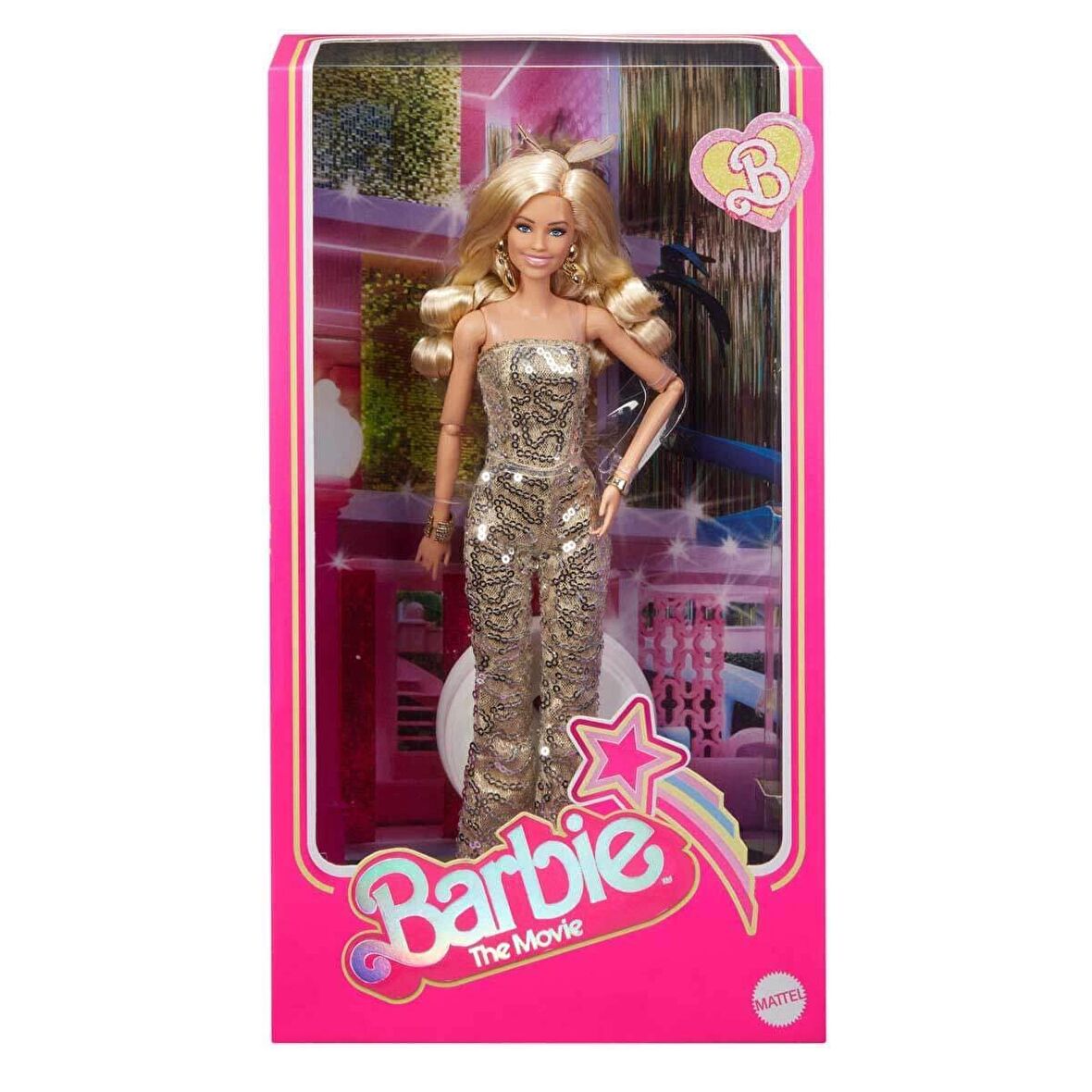 Barbie Movie Barbie Gold Tulumlu Bebek HPJ99