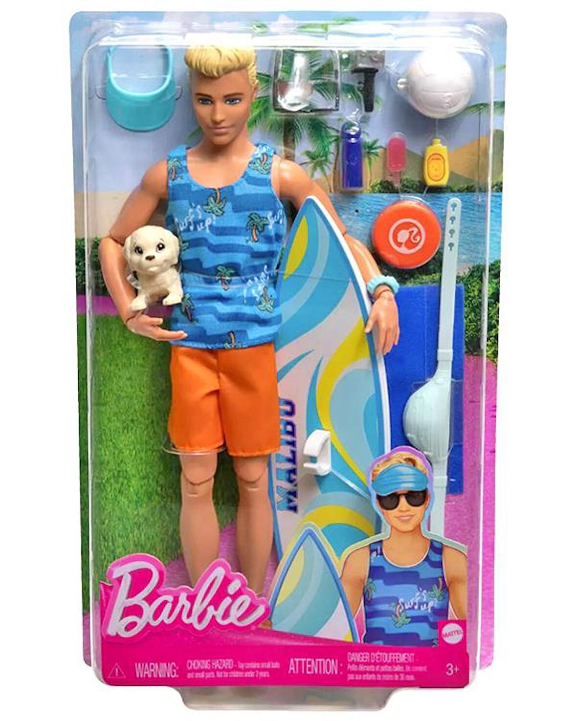 Barbie Ken Sörf Yapıyor Oyun Seti HPT50