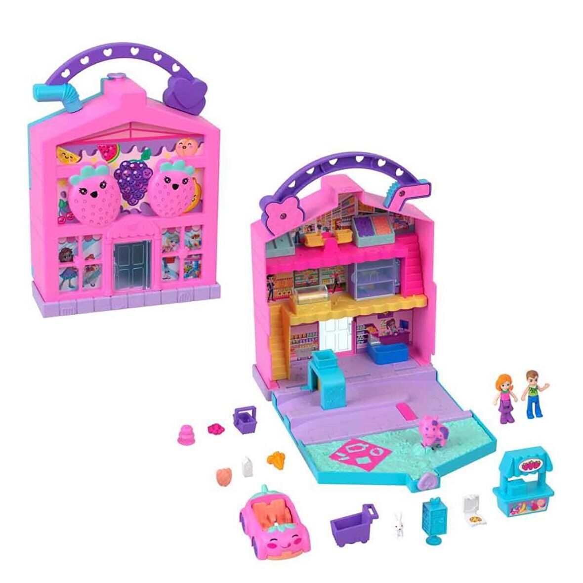 Polly Pocket Pollyville Marketi Oyun Seti HRD45 Lisanslı Ürün