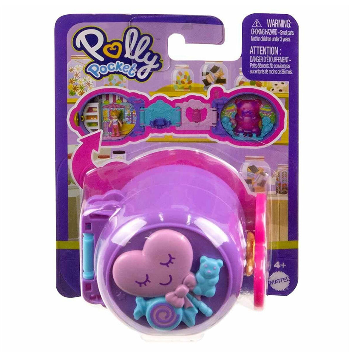 Polly Pocket Sevimli Hayvancık Temalı Mini Oyun Setleri HRD73-HRD76