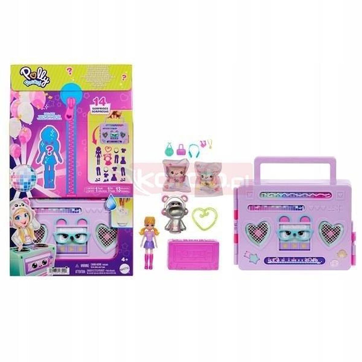 Polly Pocket Radyo Temalı Moda Eğlencesi HRD65 Lisanslı Ürün