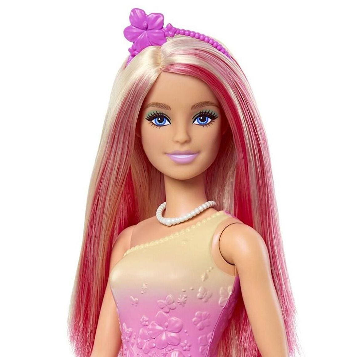 Barbie Prenses Bebek Pembe HRR07 HRR08 Lisanslı Ürün