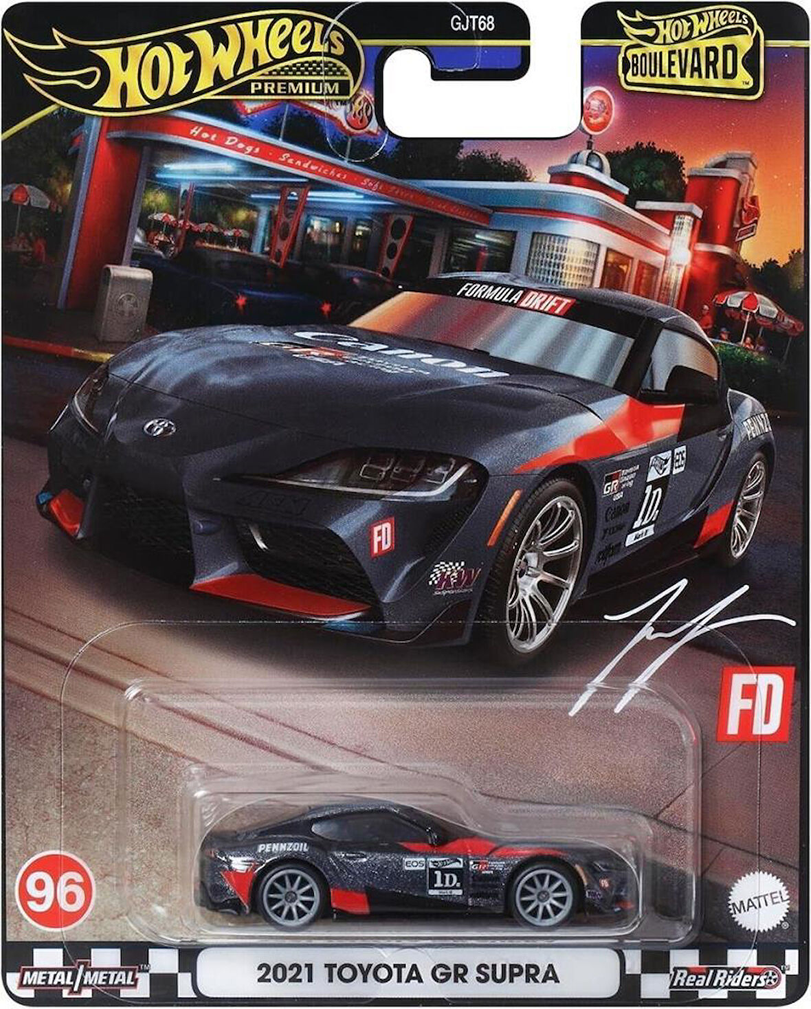 Hot Wheels Boulevard Premium Araçlar GJT68 - HRT56 2021 TOYOTA GR SUPRA