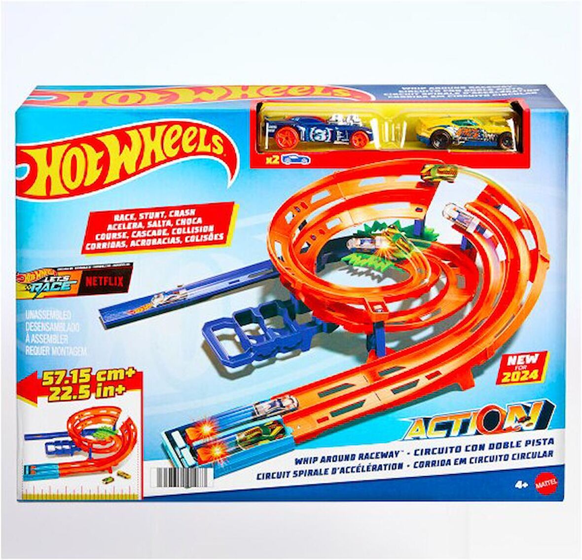 Hot Wheels Ikili Yarış ve Akrobasi Pisti HTK17 Lisanslı Ürün