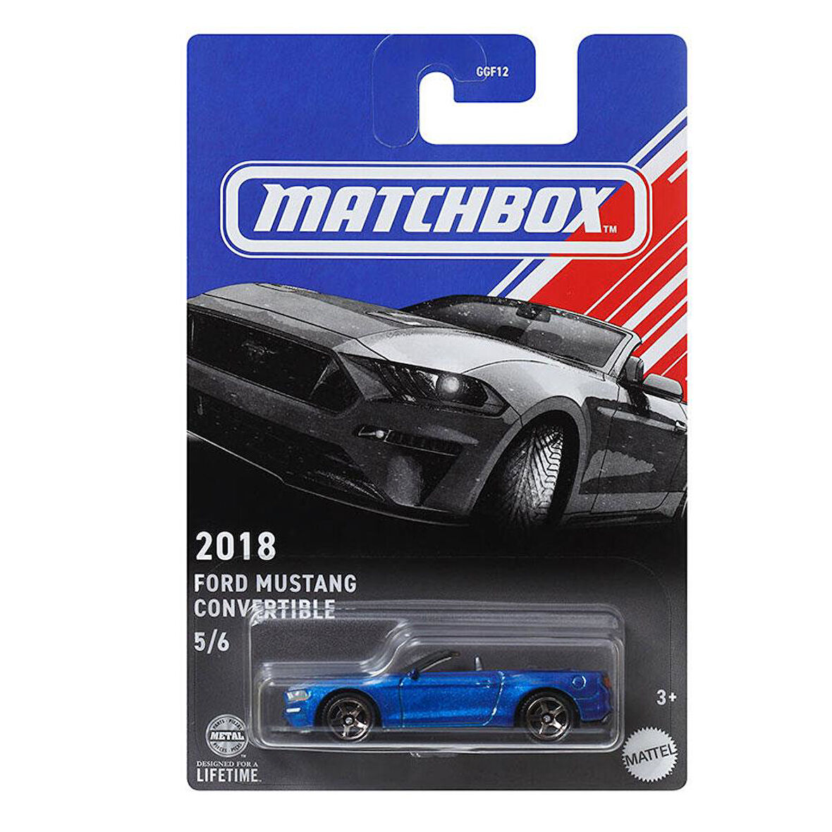 Matchbox American Convertible Temalı Arabalar - 2018 FORD MUSTANG CONVERTIBLE