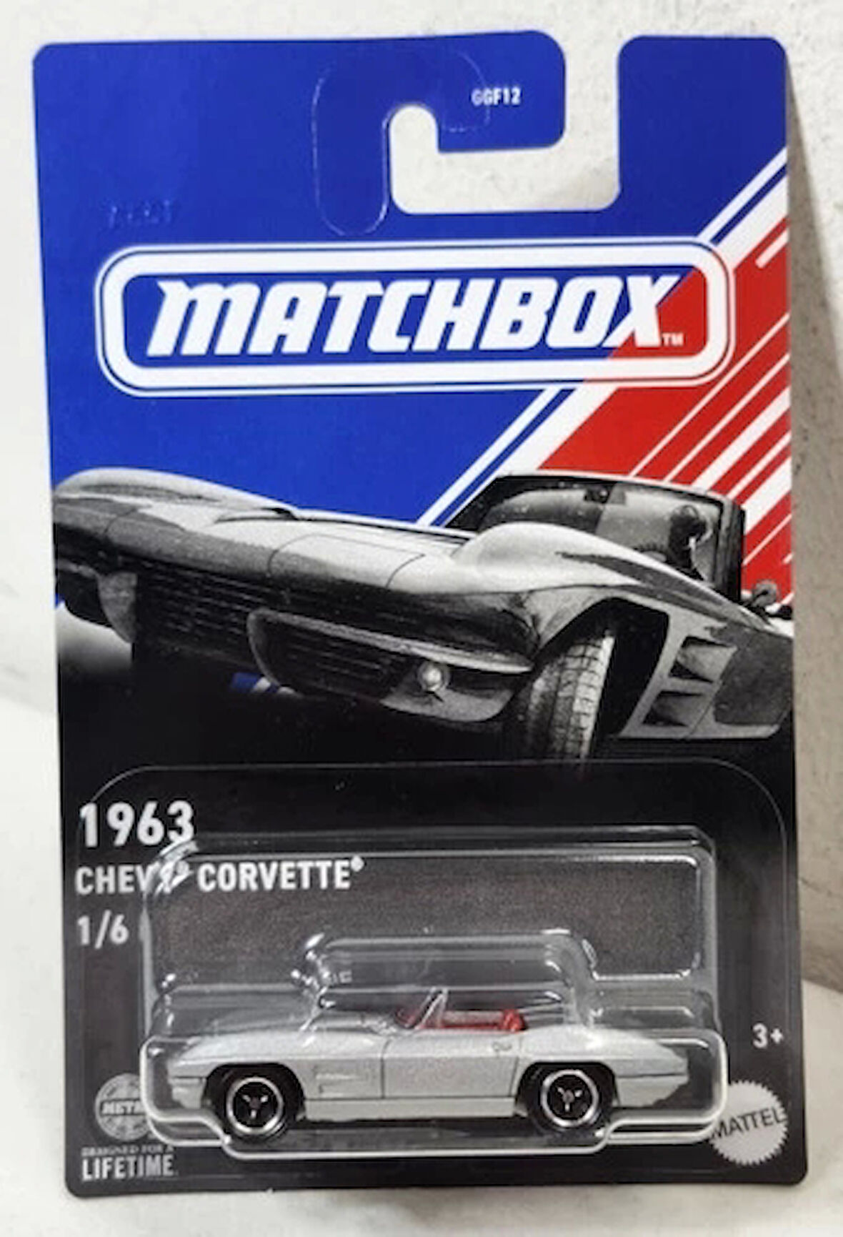 Matchbox Amerikan Cabrio Serisi - 1963 Chevy Corvette 1/6